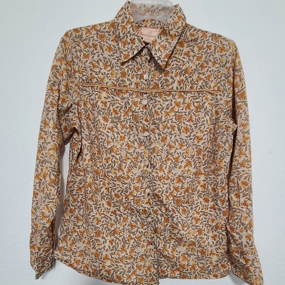 April cornell blouse button down shirt - Picture 2 of 11
